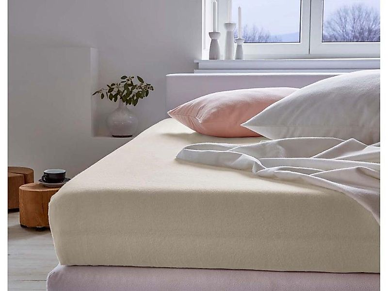 Cotonea Spannbettlaken Cotonea Spannbettlaken 'Edelbiber' aus günstig online kaufen