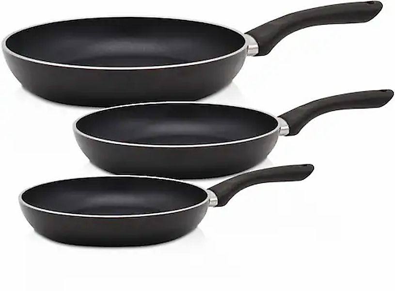 Krüger Pfannen-Set »Venezia« Aluminium Set, 3 Stk. tlg. Ø 20/28/28 cm, Indu günstig online kaufen