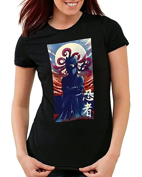 style3 T-Shirt Ninja Night kakashi sasuke hatake shikamaru naruto anime man günstig online kaufen