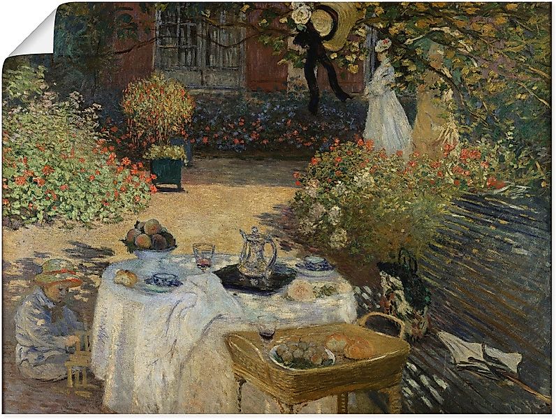 Artland Poster "Im Garten Claude Monets in Argenteuil" Garten 1 Stk. tlg. o günstig online kaufen