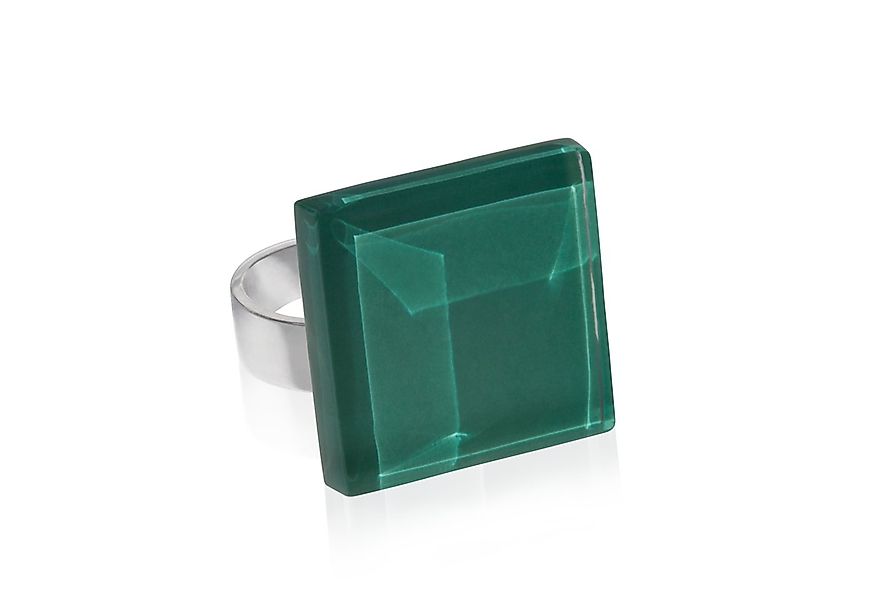 ALEXASCHA Fingerring Statement Ring mit Stein 20mm • größenverstellbar günstig online kaufen