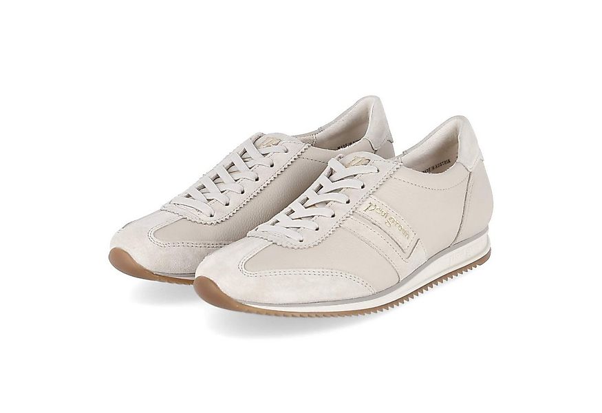 Paul Green Paul Green 5453-159 Damen Leder & Textil beige Schnürschuh günstig online kaufen