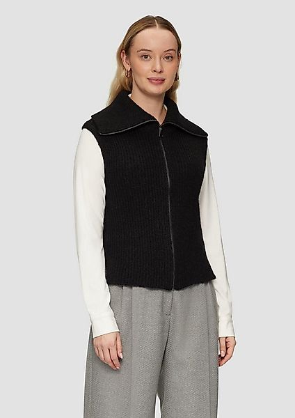 s.Oliver Cardigan Strickjacke Strickweste aus Alpaka-Mix günstig online kaufen