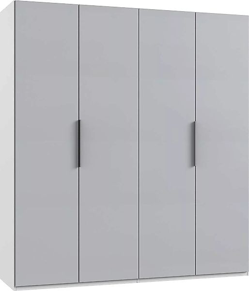 Kleiderschrank 150 breit mit Spiegel LEVEL36 A von WIMEX Hellgrau günstig online kaufen
