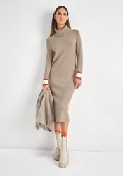 HECHTER PARIS Strickkleid Ohne Tasche mit Kontraststreifen günstig online kaufen