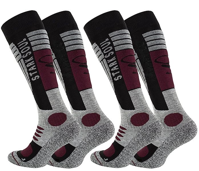 Stark Soul® Skisocken Ski & Snowboard Socken mit Spezialpolsterung, 2 Paar, günstig online kaufen