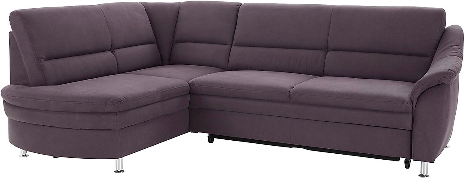 sit&more Ecksofa »Cardoso L-Form«, mit Federkern, wahlweise mit Bettfunktio günstig online kaufen