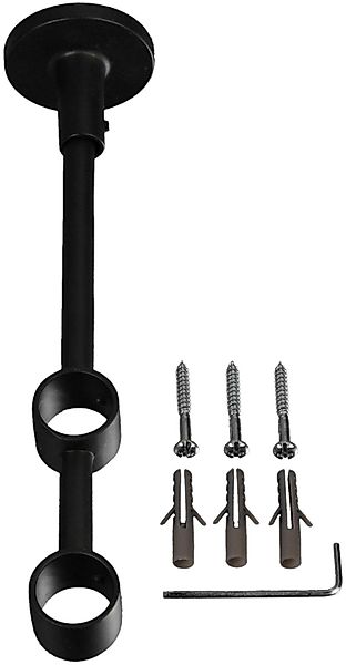 Liedeco Doppelträger, Gardinenstangen, (1-St), für Gardinenstangen günstig online kaufen