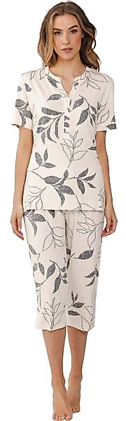 Pastunette Capri-Pyjama Damen Pyjama Capri Hose günstig online kaufen