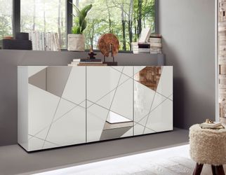 INOSIGN Sideboard "Vittoria" Breite 181 cm, Front mit Siebdruck und Spiegel günstig online kaufen