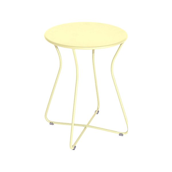 Cocotte Outdoor Hocker / Beistelltisch Zitronensorbet günstig online kaufen