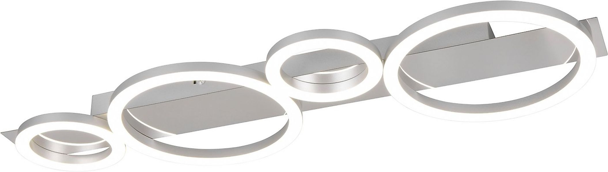 Reality Leuchten LED Deckenleuchte LUMOS, Deckenlampe mit LED Ringen, 26,5W günstig online kaufen