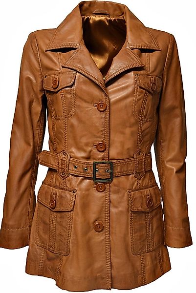 Zimmert Leather Ledermantel Sabina mit Ledergürtel, günstig online kaufen