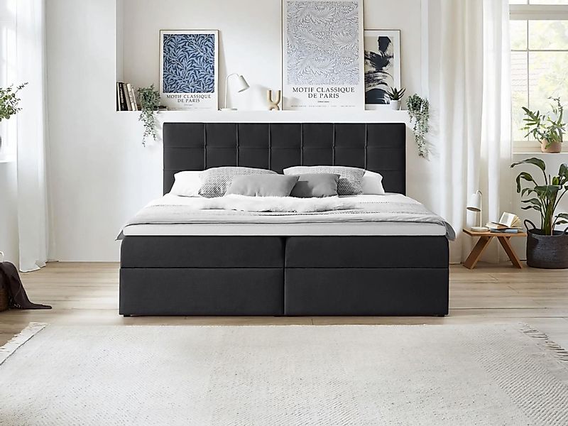 Beautysofa Boxspringbett Topiq II B: 140, günstig online kaufen