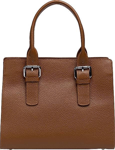 Caspar Henkeltasche Damen Leder Handtasche Kelly günstig online kaufen