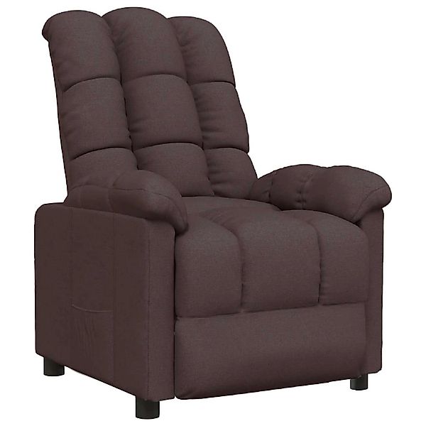 vidaXL Relaxsessel Dunkelbraun Stoff 289801 günstig online kaufen