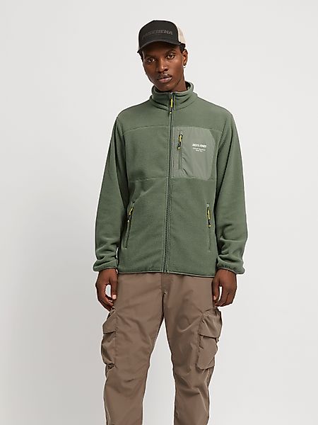 Jack & Jones Outdoorjacke "JJTHEO – Fleecejacke mit Stehkragen und Logoprin günstig online kaufen