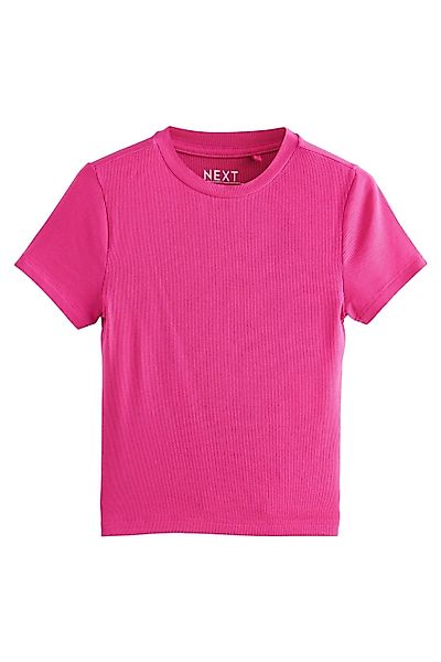 Next T-Shirt Superweiches, geripptes T-Shirt aus günstig online kaufen