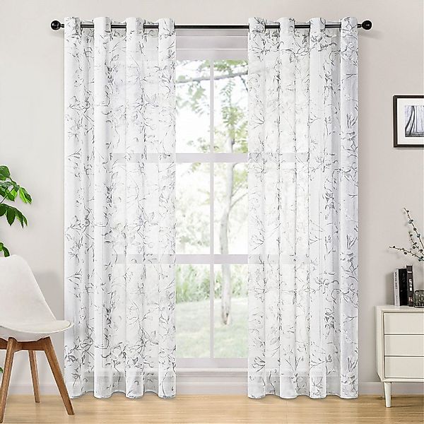 BYSURE Gardine, Ösen (2 St), halbtransparent, günstig online kaufen