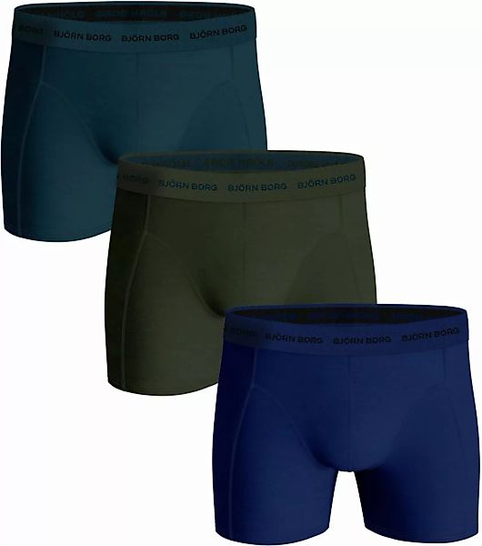 Bjorn Borg Boxers Cotton Stretch 3 Pack Multicolour - Größe XXL günstig online kaufen