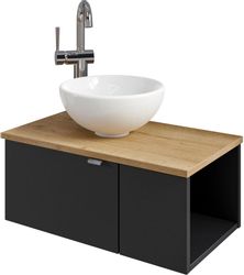 Saphir Waschtisch "Serie 6915 Waschschale mit Unterschrank für Gästebad, Gä günstig online kaufen