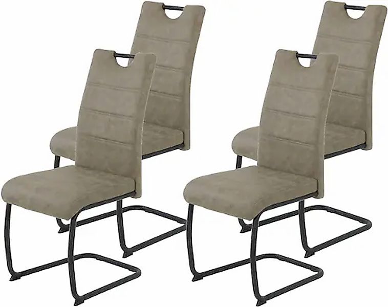 HELA Freischwinger »DUNJA«, (Set), 4 St., Schwingstuhl; Vintage Optik; mit günstig online kaufen