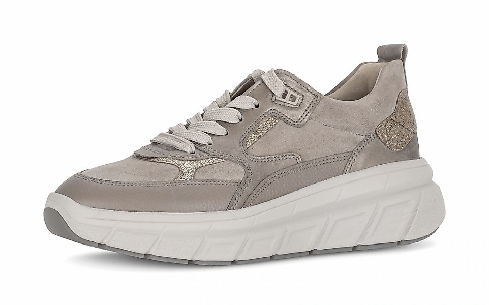 Gabor Keilsneaker, Schnürschuh, Halbschuh mit modischer Plateausohle günstig online kaufen