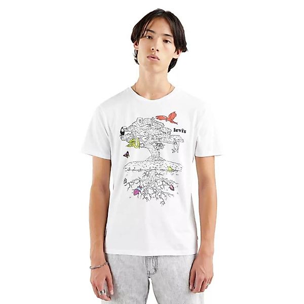 Levi´s ® Graphic Crew Neck Kurzarm T-shirt 2XL Jungle White günstig online kaufen