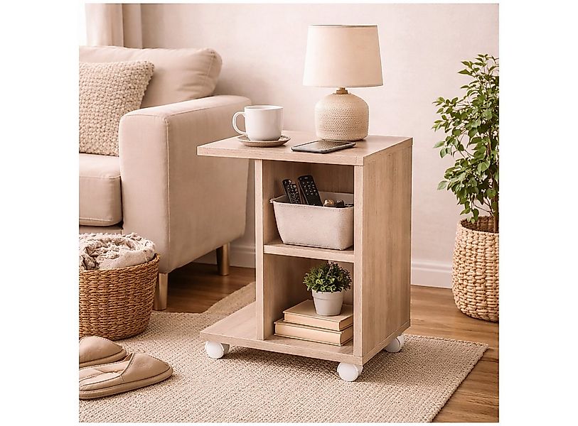 HTI-Living Beistelltisch Beistelltisch auf Rollen Thekla Sonoma (Stück, 1-S günstig online kaufen