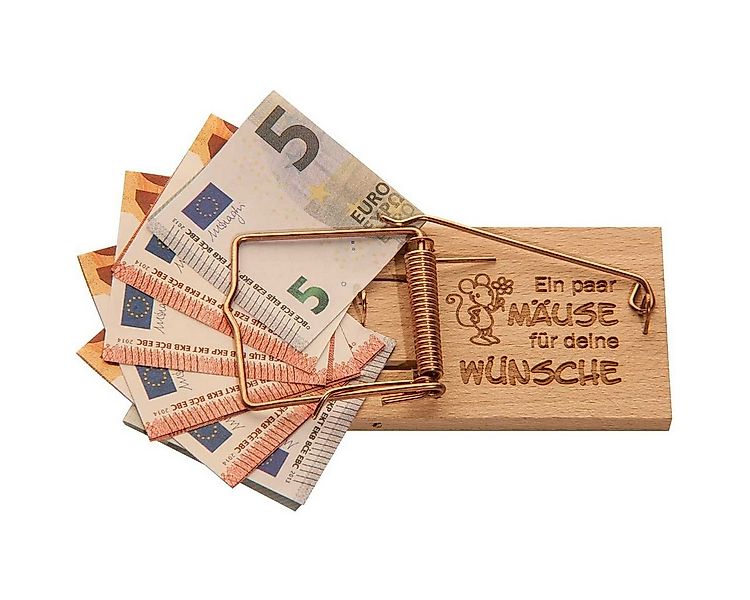 Spruchreif® Spardose Mausefalle Geldgeschenk · Mausefalle mit Spruch · Guts günstig online kaufen
