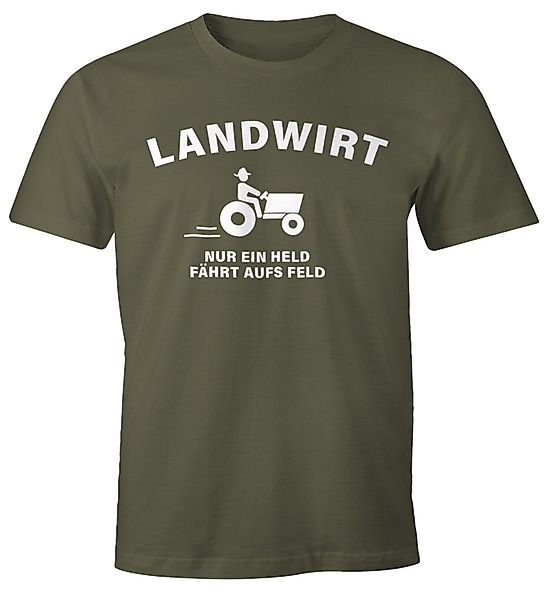MoonWorks Print-Shirt Landwirt nur ein held günstig online kaufen