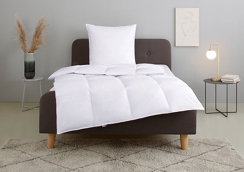 my home Federbettdecke + Kopfkissen Irah günstig online kaufen