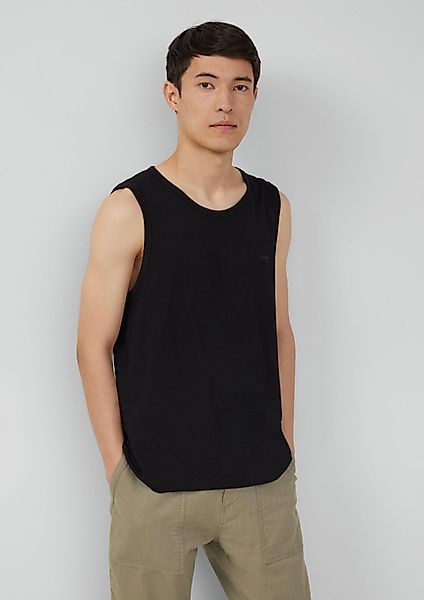 s.Oliver T-Shirt ärmelloses Shirt Flammgarn, Jersey, günstig online kaufen