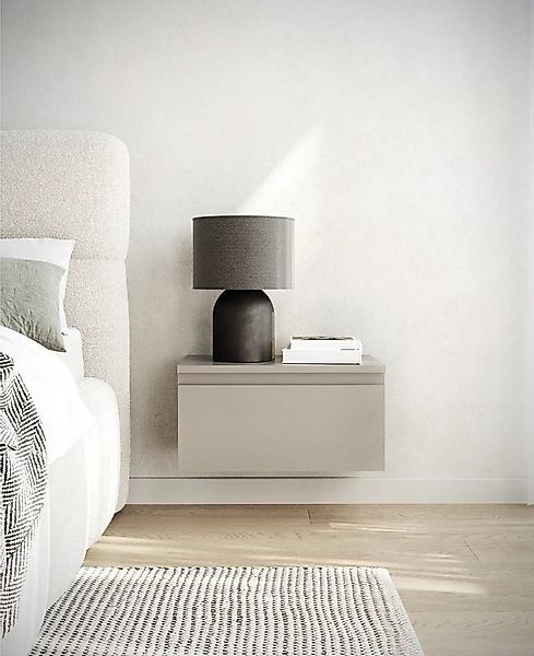 Selsey Nachttisch BEMMI, Wandnachttisch mit Schublade – schwebendes Design, günstig online kaufen