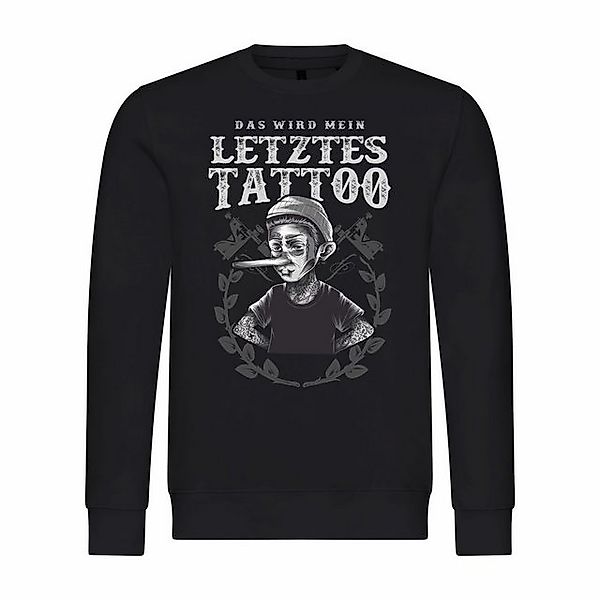 deinshirt Kapuzenpullover Herren Pullover Das wird mein letztes Tattoo Mit günstig online kaufen