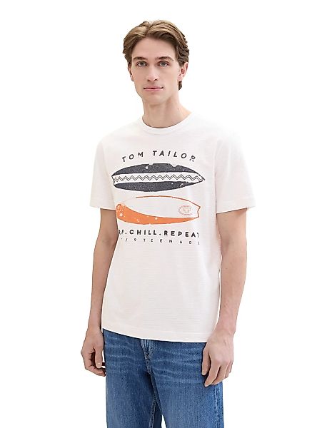 TOM TAILOR T-Shirt, mit coolem Frontprint günstig online kaufen