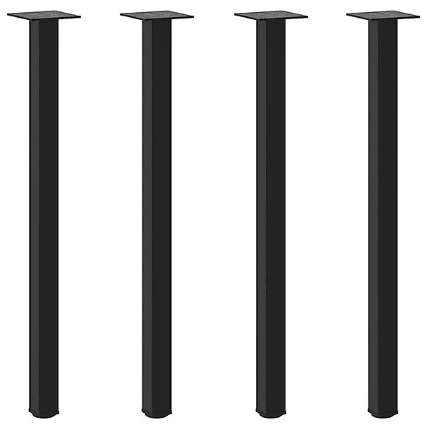 vidaXL Konsolentischbeine 4 Stk Schwarz 72-74 cm Stahl 4012456 günstig online kaufen