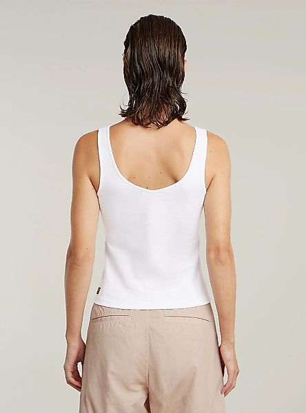 G-STAR T-Shirt "Asymmetrical Zip Slim Tanktop" günstig online kaufen