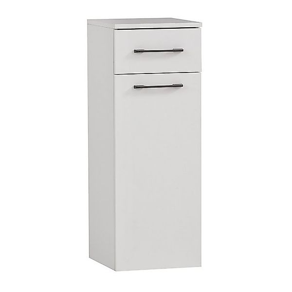 Lomadox Unterschrank MESA-80 weiß matt Badezimmer Schrank Tür Schublade 32, günstig online kaufen