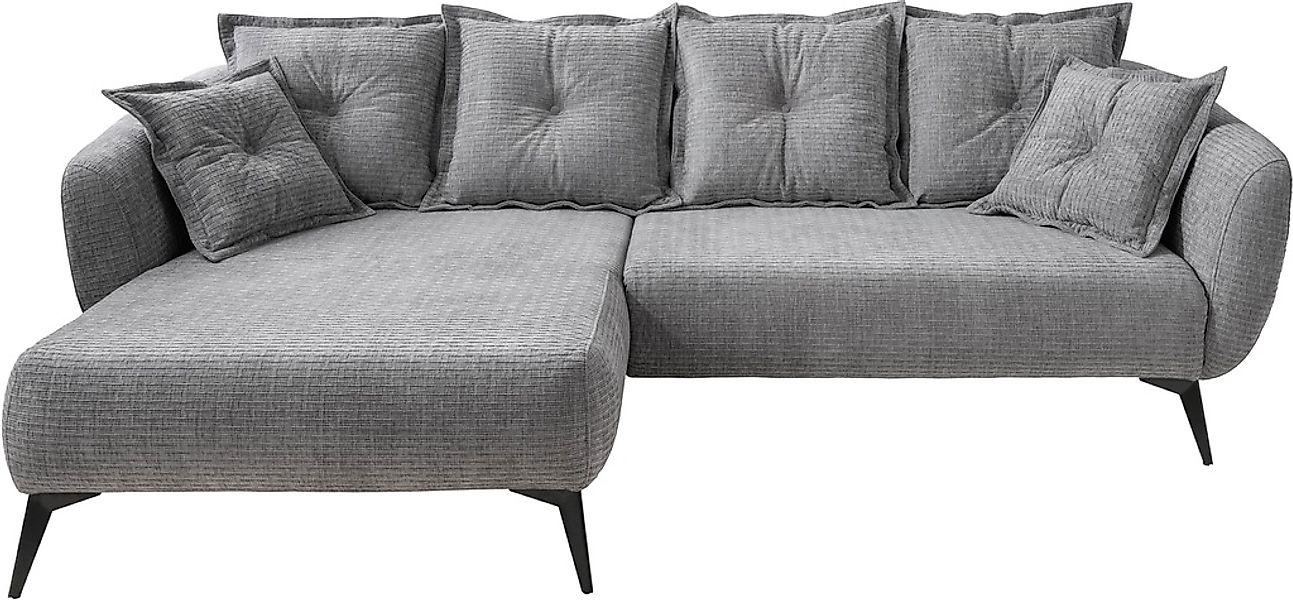 Home affaire Ecksofa "Baggio Stellmaße 277/162 cm, modern & elegant, hoher günstig online kaufen