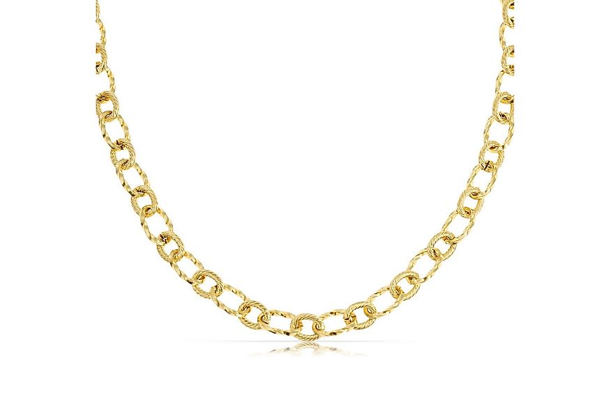 Made by Nami Gliederkette für Damen in Gold Edelstahl Sommer Schmuck, 40 + günstig online kaufen