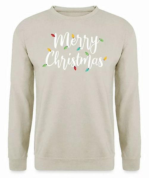 Quattro Formatee Sweatshirt Merry Christmas Lichterkette - Weihnachten X-ma günstig online kaufen