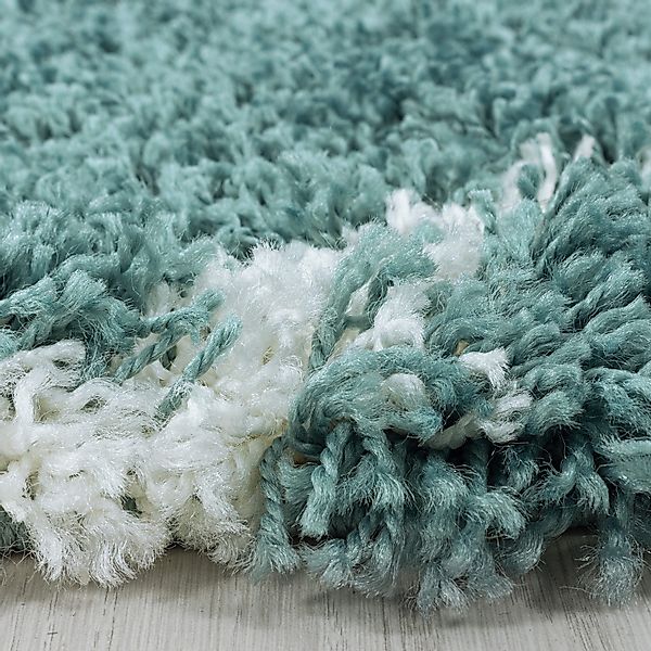 Carpettex Hochflor-Teppich Rauten Design, Rund, Höhe: günstig online kaufen
