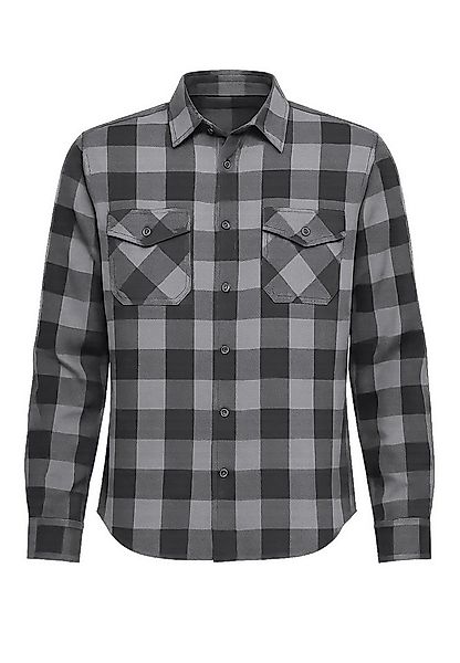 Brandit Langarmhemd Brandit Herren Checked Shirt (1-tlg) günstig online kaufen