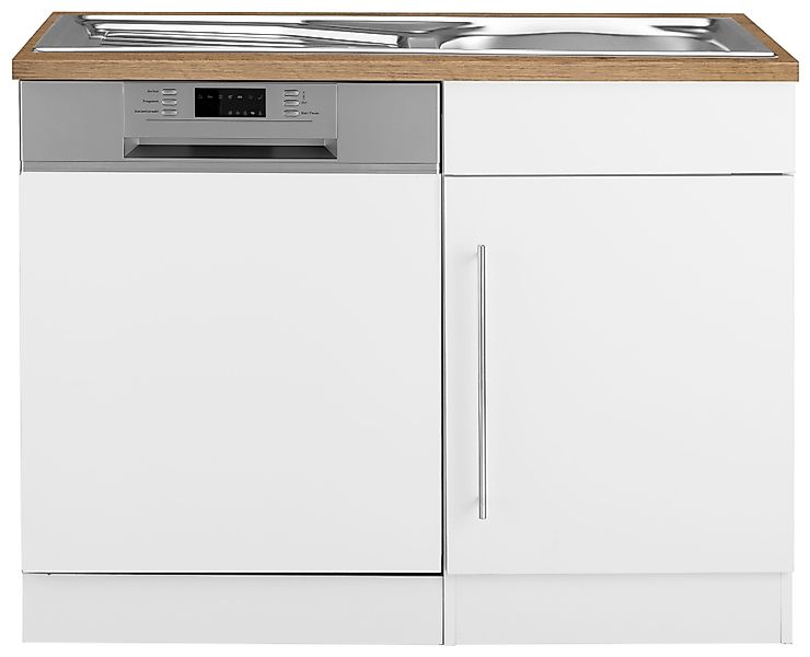 KOCHSTATION Spülenschrank "KS-Samos", 110 cm breit, inkl. Tür/Sockel für Ge günstig online kaufen