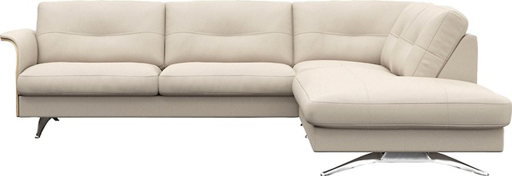 FLEXLUX Ecksofa »Glow, super bequem durch hochwertigem Sitzaufbau mit Feder günstig online kaufen