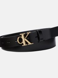 Calvin Klein Jeans Ledergürtel Monogram Plaque günstig online kaufen