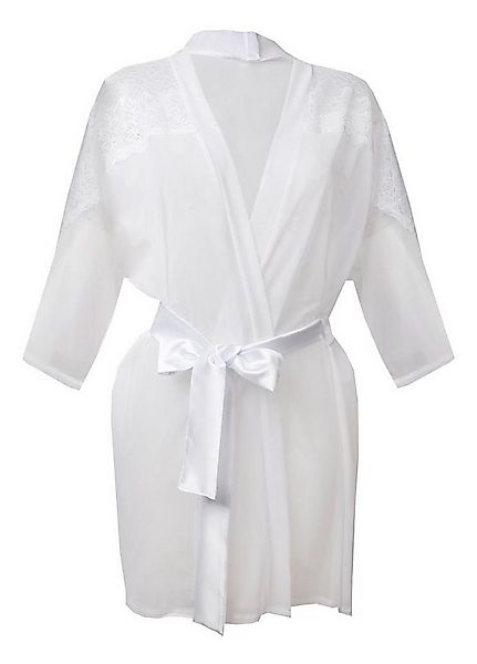 DKaren Morgenmantel mit eleganten Spitzeneinsätzen, Bademantel Nachtwäsche günstig online kaufen