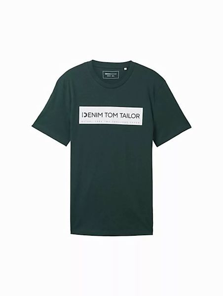 TOM TAILOR Denim T-Shirt mit Logo Print günstig online kaufen