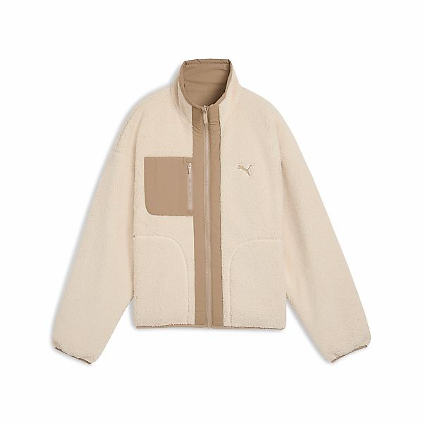 PUMA Wendejacke "REVERSIBLE HYBRID SHERPA JACKET" ohne Kapuze mit WarmCELL günstig online kaufen
